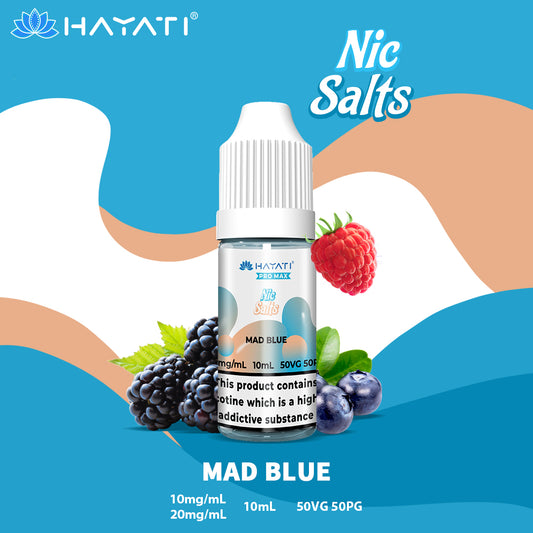 Mad Blue Nic Salt E-Liquid by Hayati Pro Max