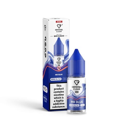 Mr Blue Nic Salt E-Liquid by Crystal Clear