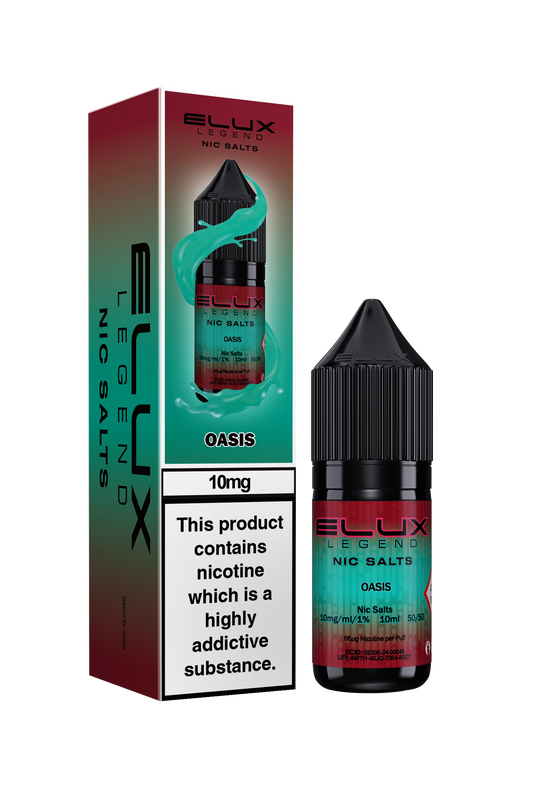 Oasis Nic Salt E-Liquid by Elux Legend