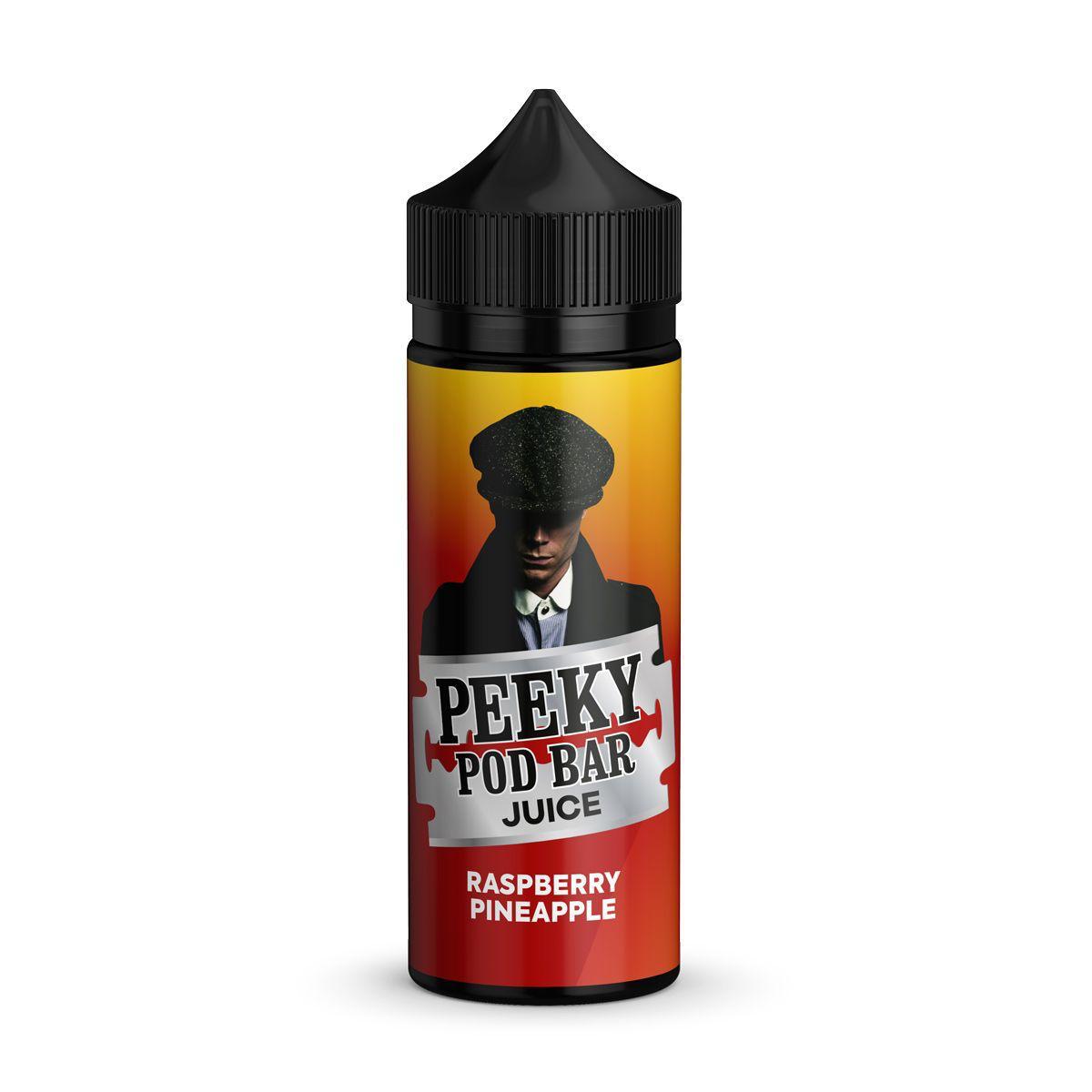 Raspberry Pineapple 100ml E-Liquid by Peeky Pod Bar Juice