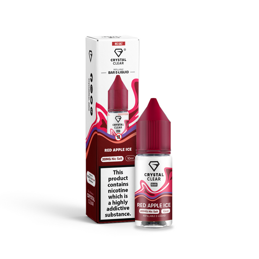 Red Apple Ice Nic Salt E-Liquid by Crystal Clear