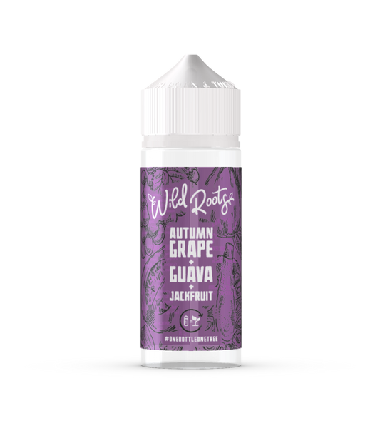 Autumn Grape, Guava & Jackfruit Shortfill E-Liquid by Wild Roots