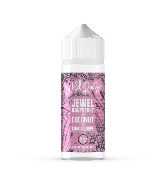 Jewel Raspberry, Coconut & Cantaloupe Shortfill E-Liquid by Wild Roots