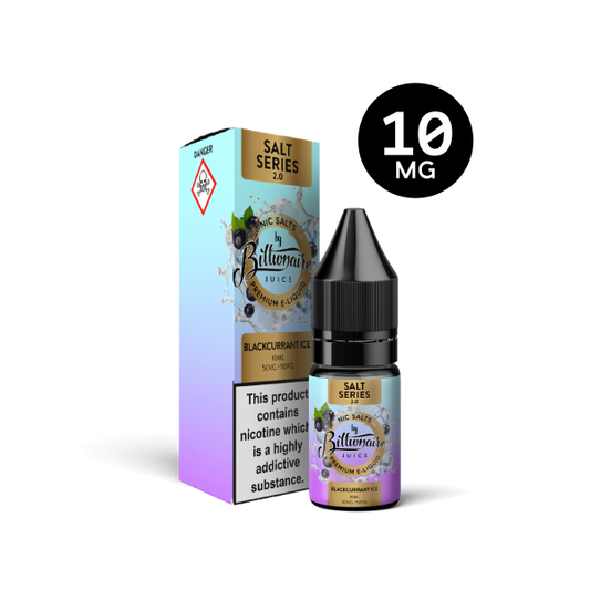 Blackcurrant Ice 10ML Nic Salt E-Liquid by Billionaire Juice