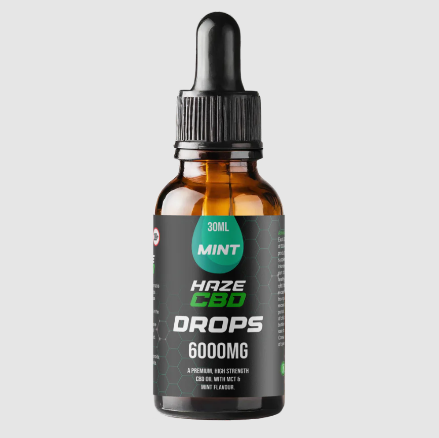 MINT 6000MG CBD Oil by HAZE CBD