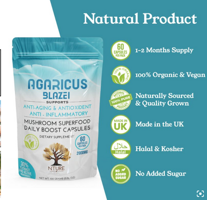 Agaricus Blazei Capsules by NTURE