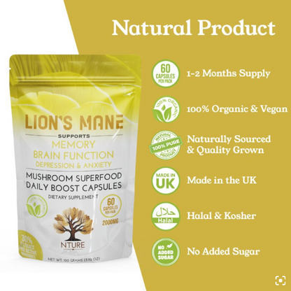 Lion's Mane Capsules by NTURE