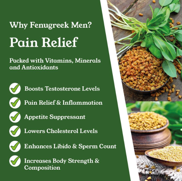 Fenugreek Capsules for MEN by NTURE