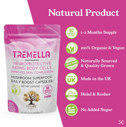 Tremella Mushroom Capsules by NTURE