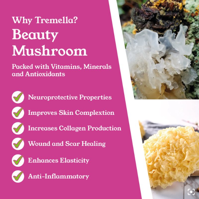 Tremella Mushroom Capsules by NTURE