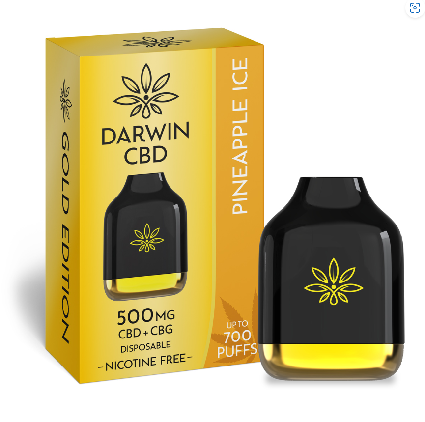 Darwin CBD Disposable Vape 500MG CBD+CBG