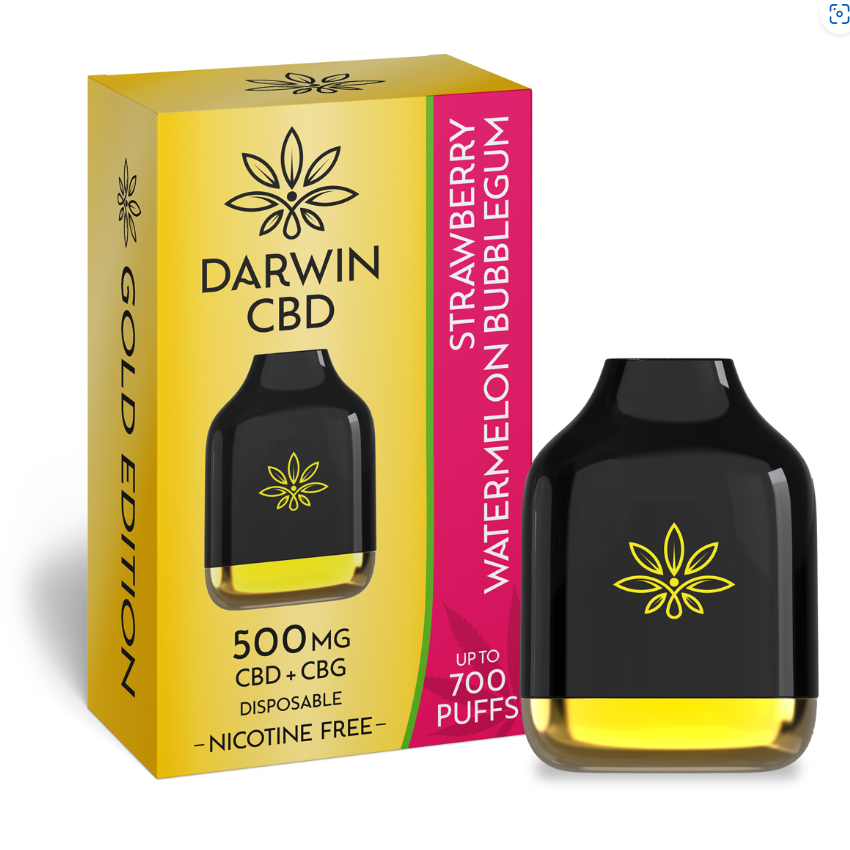 Darwin CBD Disposable Vape 500MG CBD+CBG