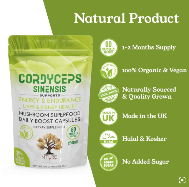 Cordyceps Sinensis Capsules by NTURE