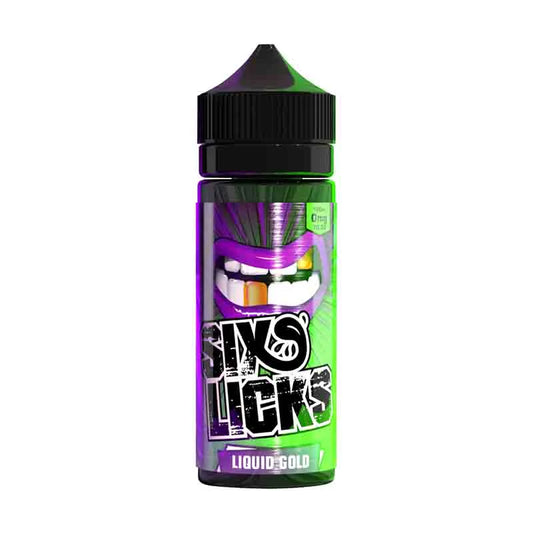 Liquid Gold 100ml E-Liquid by Six Licks