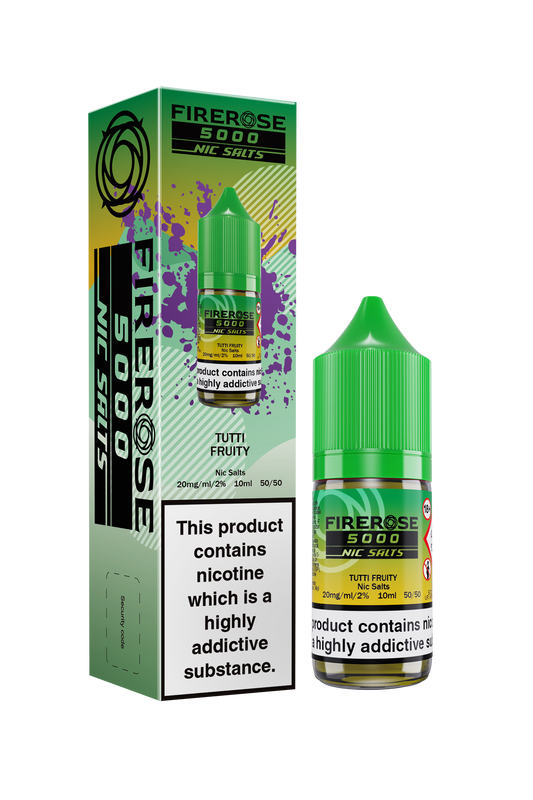 Tutti Fruity FIREROSE 5000 Nic Salt E-Liquid by ELUX