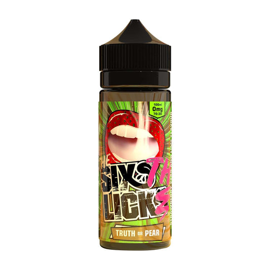 Truth or Pear 100ml E-Liquid by Six Licks