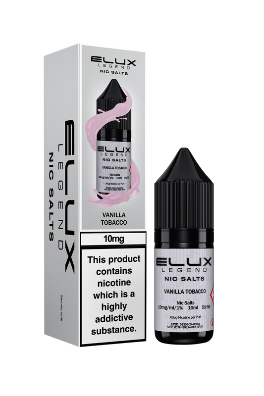 Vanilla Tobacco Nic Salt E-Liquid by Elux Legend