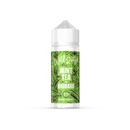 Mint Tea & Rhubarb Shortfill E-Liquid by Wild Roots