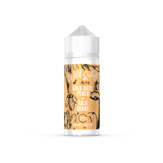 Gold Dust Peach & Goji Berry Shortfill E-Liquid by Wild Roots