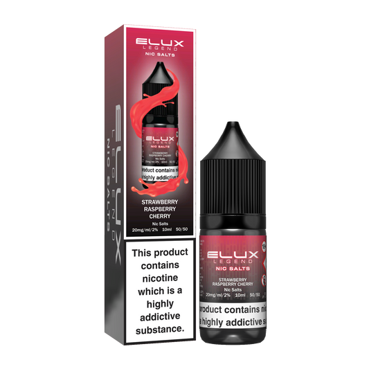 Strawberry Raspberry Cherry Nic Salt E-Liquid by ELUX Legend